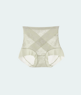 Smoothing Lace Light Shaping Short Girdle - Green