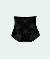 Smoothing Lace Light Shaping Short Girdle - Black