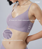 B~F Cup Bra | Minimizer Bra | Rabbit Ear Cup | 99% Antibacterial, Sweat-Absorbing, Quick-Drying