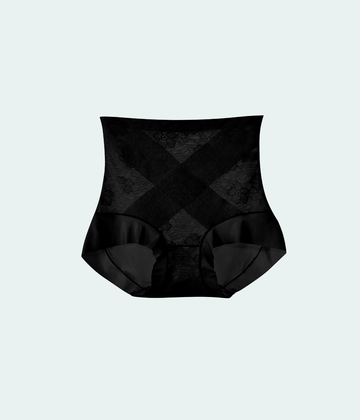 Smoothing Lace Light Shaping Short Girdle - Black