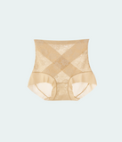 Smoothing Lace Light Shaping Short Girdle - Beige