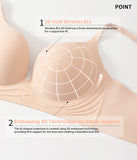 A~C Cup Bra | Thick Bottom Push-Up Seamless Bra | 3D Hold Bra