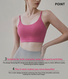 A~D Cup | U-Neck Sports Bra | Light Support | LYCRA® BLACK Technology | Suitable for Everyday Wear