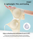 A~D Cup Bra | Cooling Seamless Bra | Breathable Honeycomb Paddings